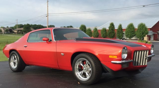 1971 Orange Chevrolet Camaro 2 Door
