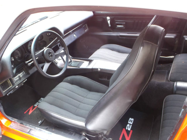 1971 Orange Chevrolet Z - 28 Coupe