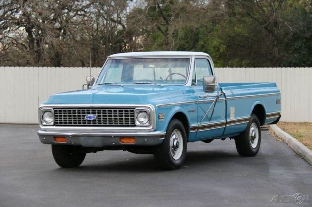 1971 Blue Chevrolet C/K Pickup 2500
