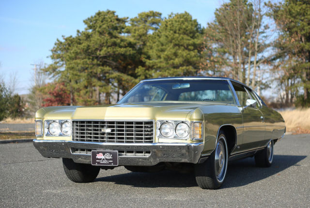 1971 Gold Chevrolet Capriceold Coupe