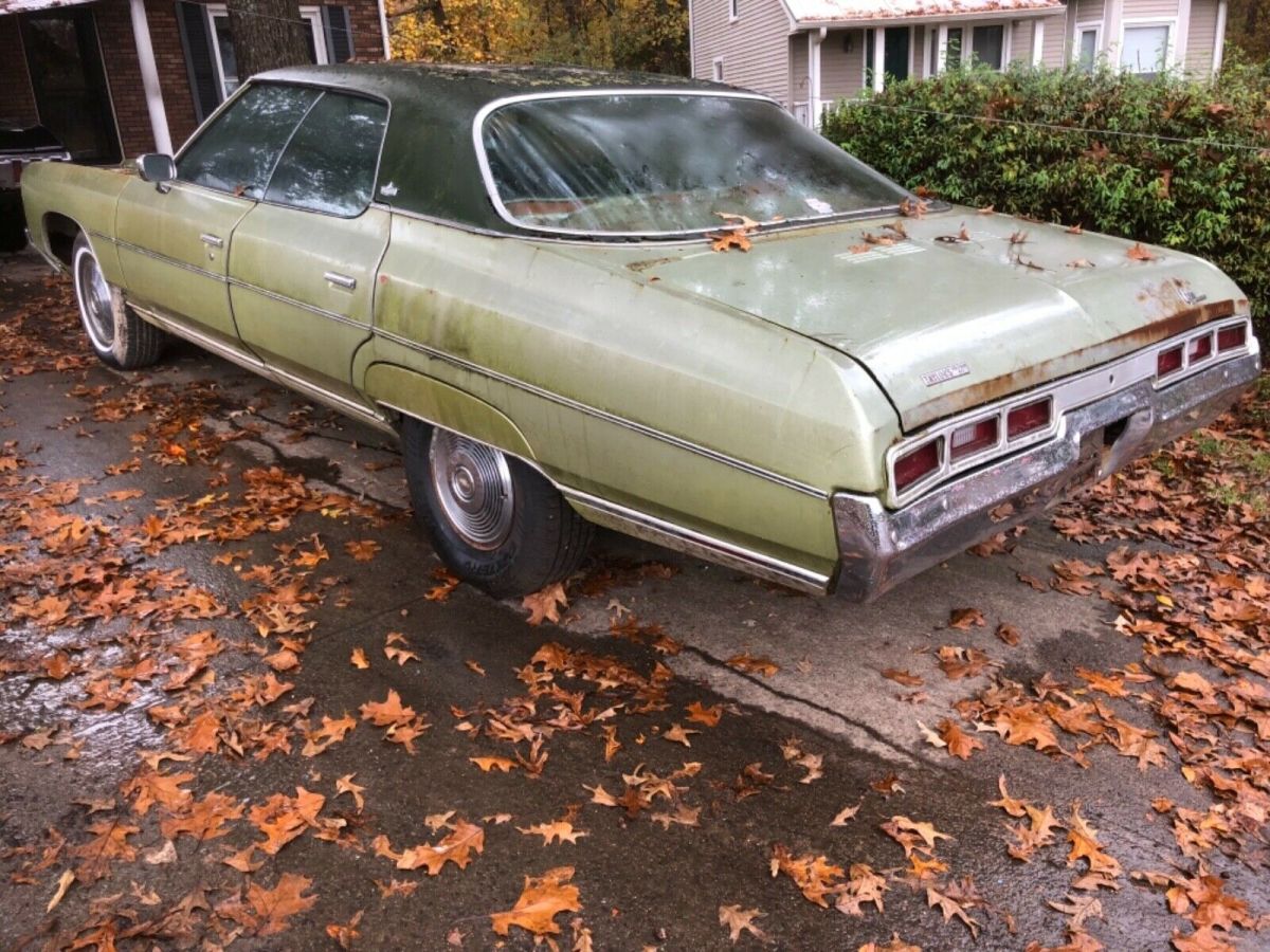 1971 Blue Chevrolet Capriceold Coupe