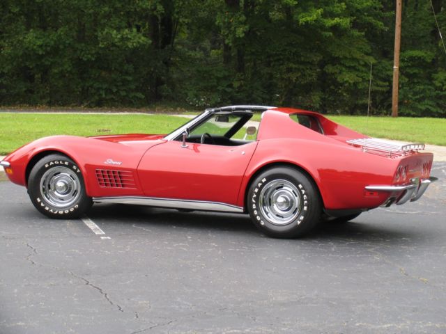 1971 Red Chevrolet Corvette Coupe