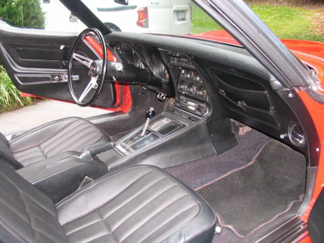 1971 Red Chevrolet Corvette Coupe