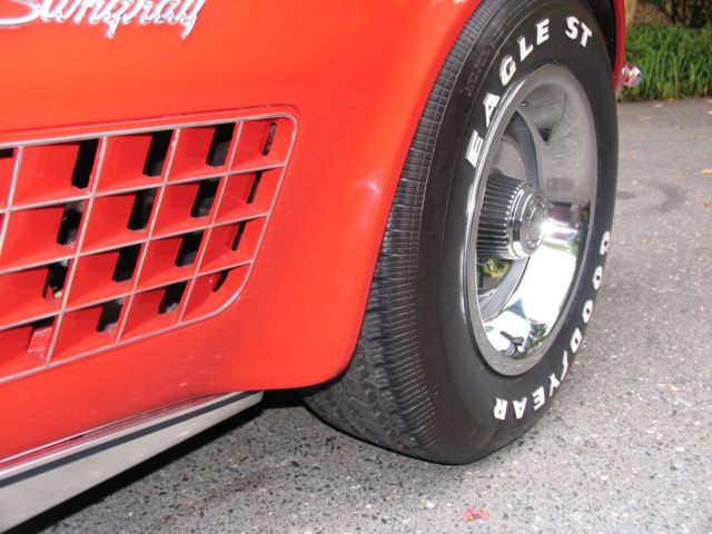 1971 Red Chevrolet Corvette Coupe