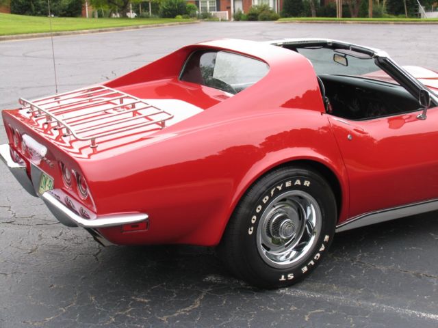 1971 Red Chevrolet Corvette Coupe