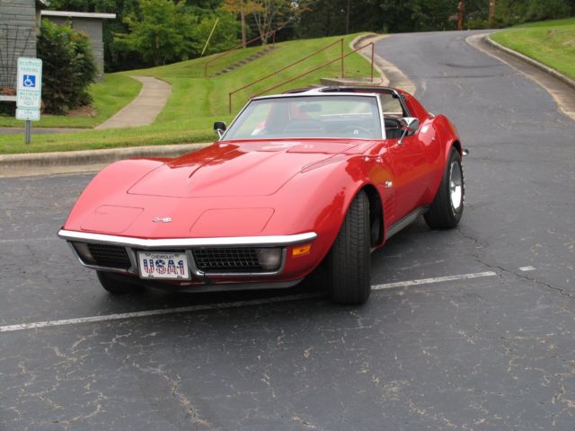 1971 Red Chevrolet Corvette Coupe