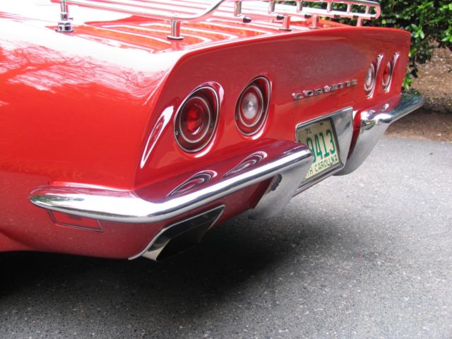 1971 Red Chevrolet Corvette Coupe