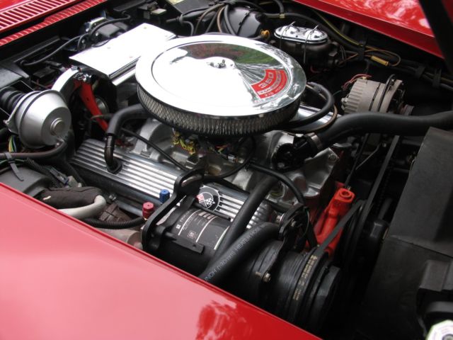 1971 Red Chevrolet Corvette Coupe