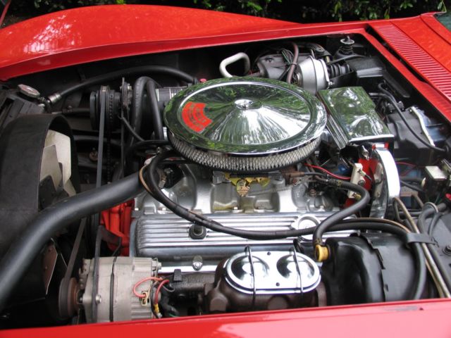 1971 Red Chevrolet Corvette Coupe