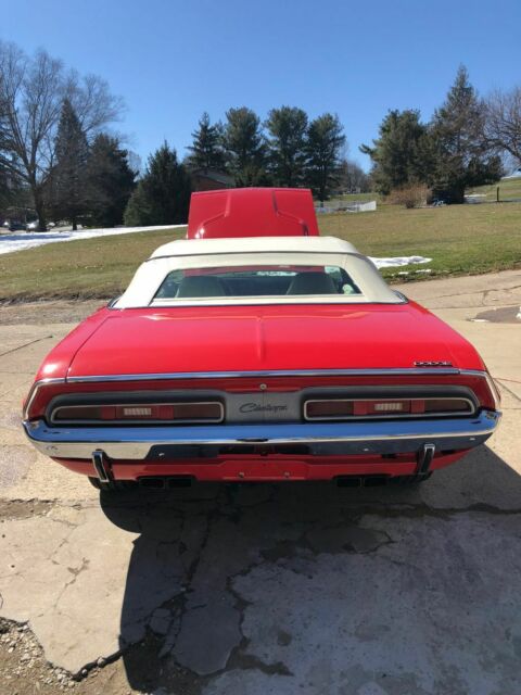 1971 red Dodge Challenger Convertible