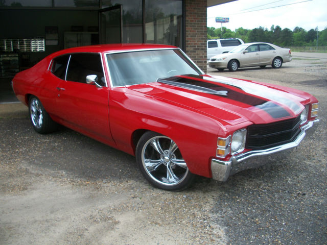 1971 Red Chevrolet Chevelle