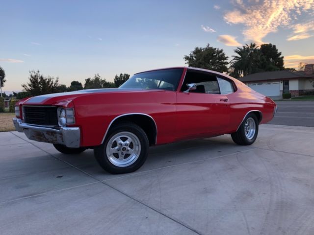 1971 Red Chevrolet Chevelle Coupe