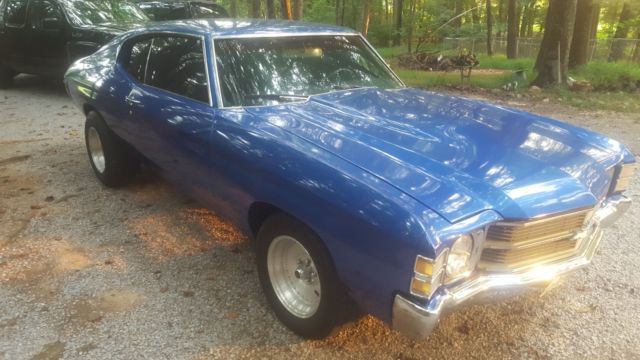 1971 Blue Chevrolet Chevelle Coupe