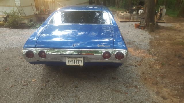 1971 Blue Chevrolet Chevelle Coupe