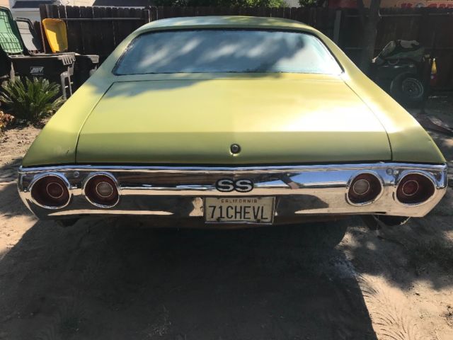 1971 Green Chevrolet Chevelle Coupe