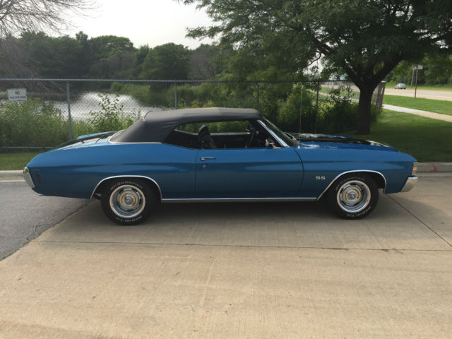 1971 Orange Chevrolet Chevelle Convertible