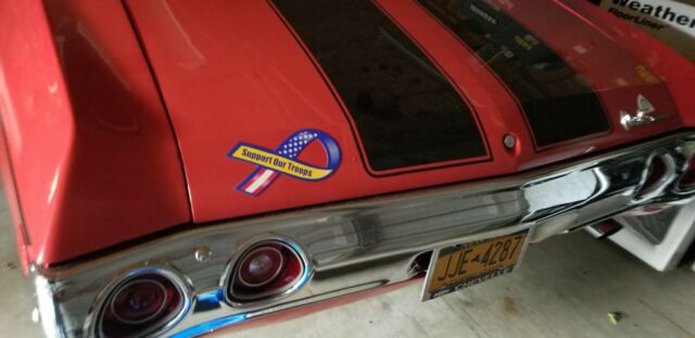 1971 Red Chevrolet Chevelle Convertible