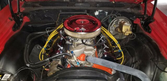 1971 Red Chevrolet Chevelle Convertible