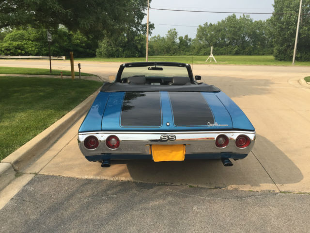 1971 Orange Chevrolet Chevelle Convertible