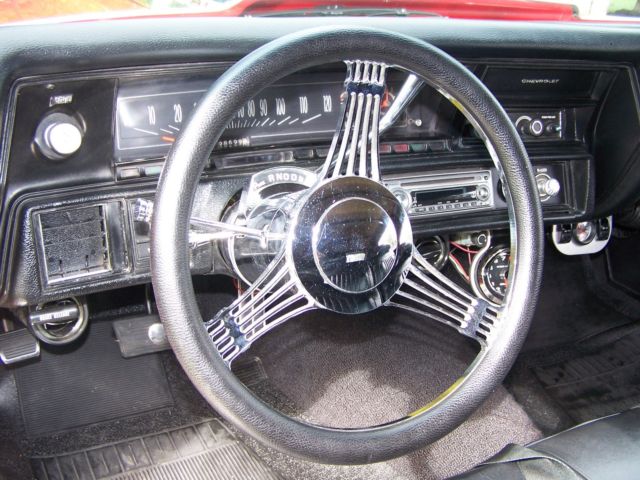 1971 Red Chevrolet Chevelle Convertible