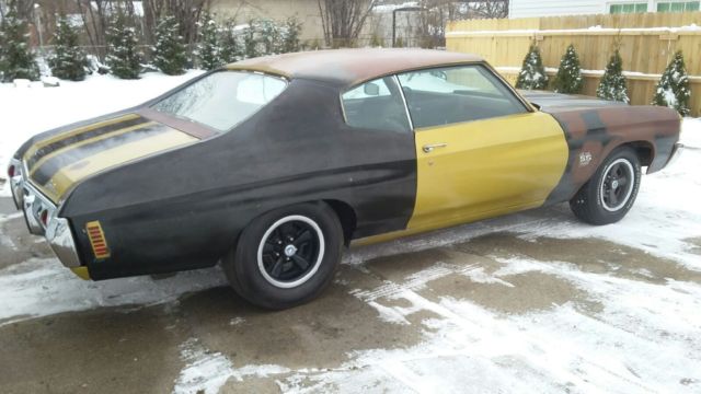 1971 Gold Chevrolet Chevelle Coupe