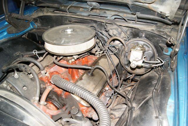 1971 Blue Chevrolet Chevelle Coupe