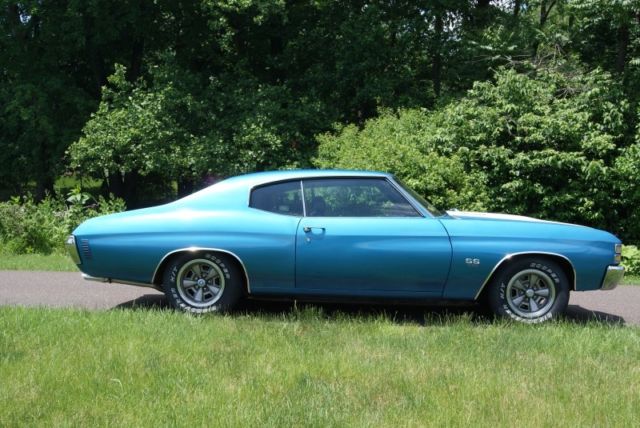 1971 Blue Chevrolet Chevelle Coupe