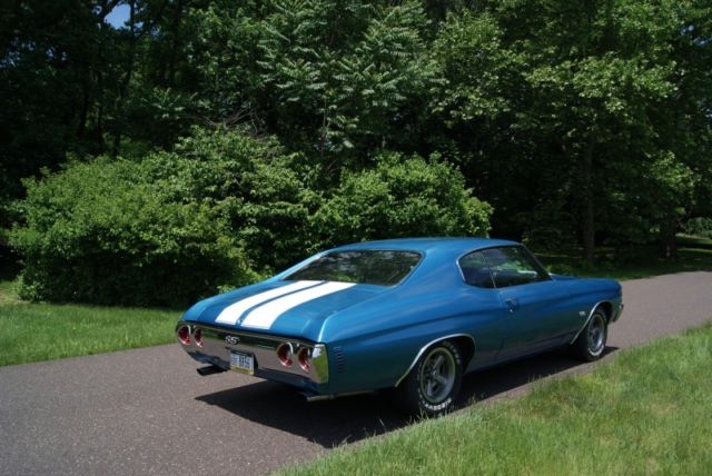 1971 Blue Chevrolet Chevelle Coupe