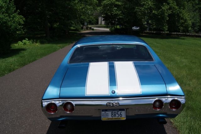 1971 Blue Chevrolet Chevelle Coupe