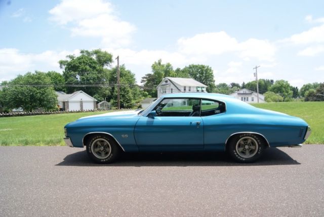 1971 Blue Chevrolet Chevelle Coupe