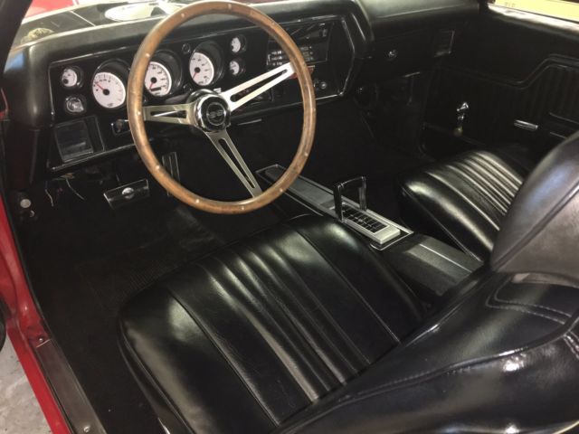 1971 Red Chevrolet Chevelle Coupe