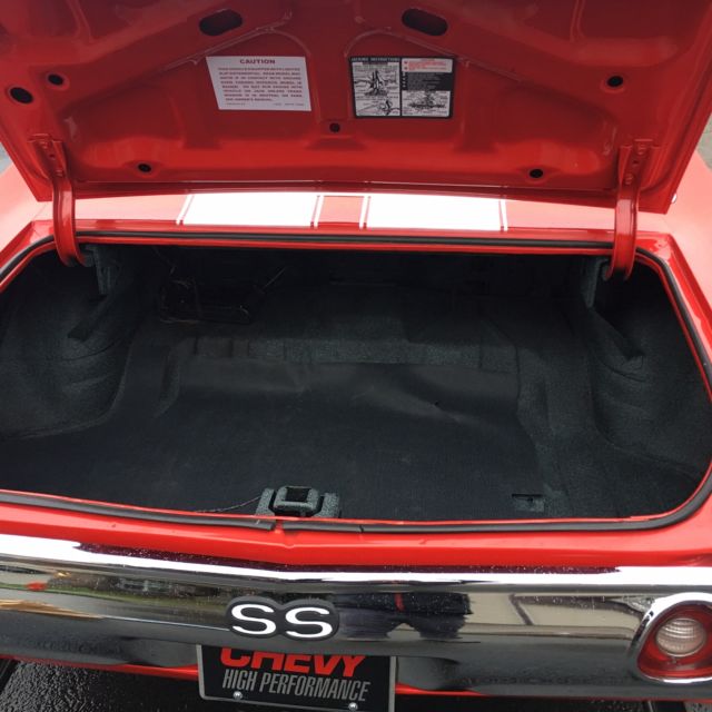 1971 Red Chevrolet Chevelle Coupe