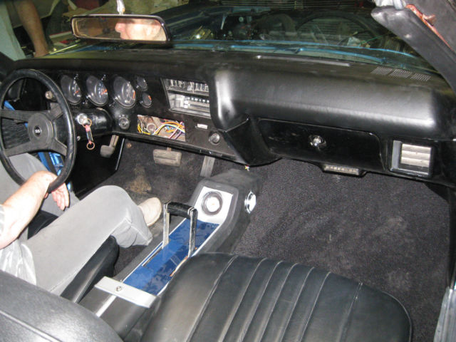 1971 Blue Chevrolet Chevelle Convertible