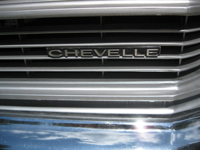 1971 Blue Chevrolet Chevelle Convertible