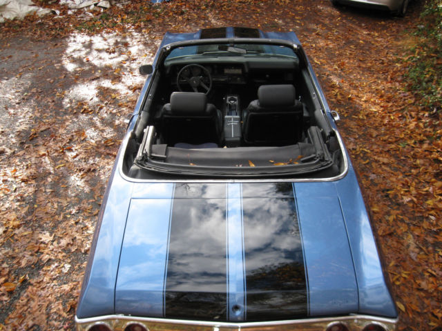 1971 Blue Chevrolet Chevelle Convertible