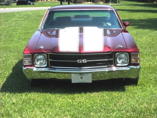 1971 Cherry metallic Chevrolet Chevelle Coupe