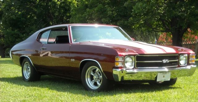 1971 Cherry metallic Chevrolet Chevelle Coupe