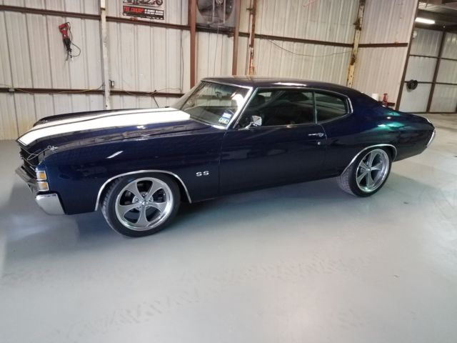 1971 Blue Chevrolet Chevelle Coupe