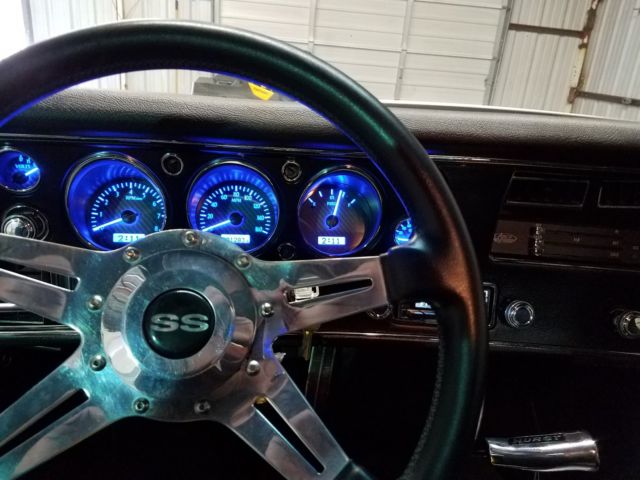 1971 Blue Chevrolet Chevelle Coupe