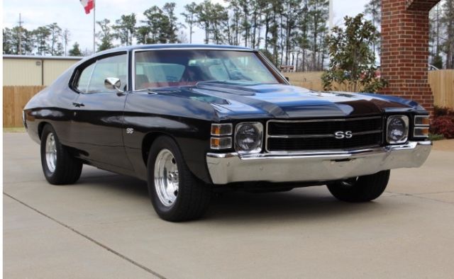 1971 Black Chevrolet Chevelle Coupe