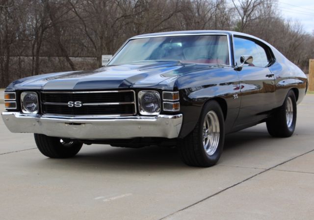 1971 Black Chevrolet Chevelle Coupe