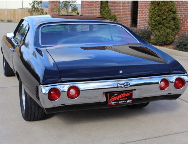 1971 Black Chevrolet Chevelle Coupe
