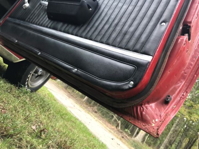 1971 Red Chevrolet Chevelle Convertible