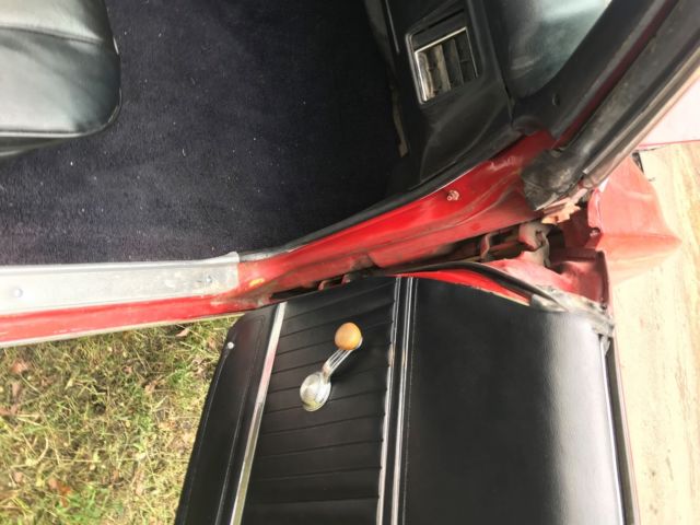 1971 Red Chevrolet Chevelle Convertible