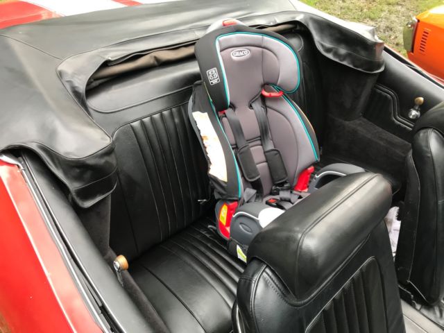 1971 Red Chevrolet Chevelle Convertible