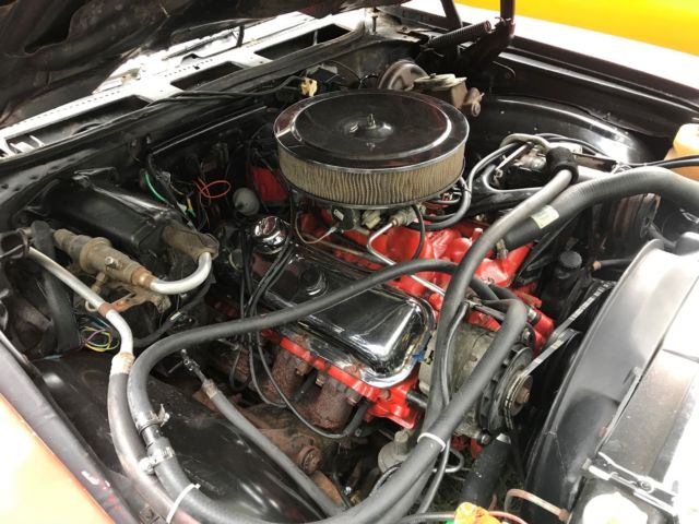 1971 Red Chevrolet Chevelle Convertible