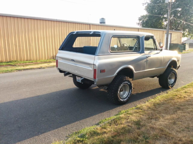 1972 Silver Chevrolet Blazer Standard Cab Pickup