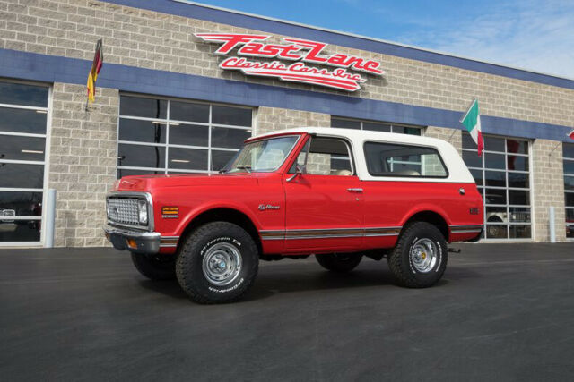 1971 Red Chevrolet Blazer SUV