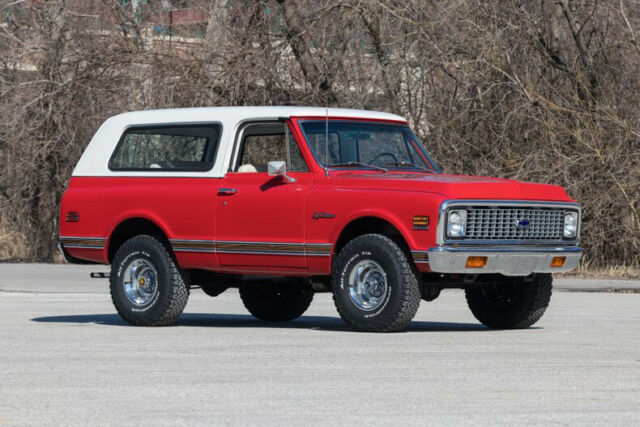 1971 Red Chevrolet Blazer SUV