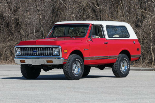 1971 Red Chevrolet Blazer SUV